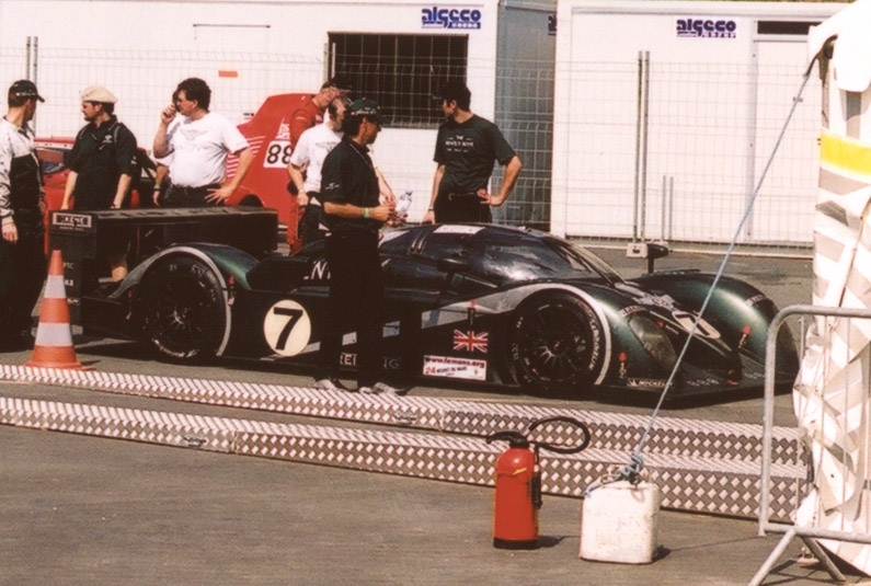 The winning Bentley waits to be weighed.
