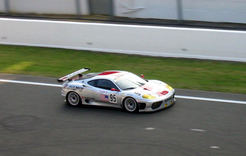 Nice ferrari, except for the flag!