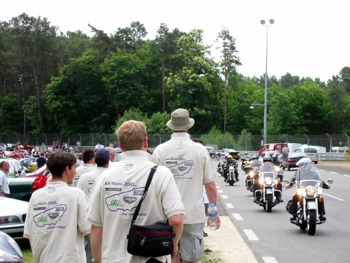 The Team mobilise on MAD Friday! Oh, and there are some bent looking bikers.