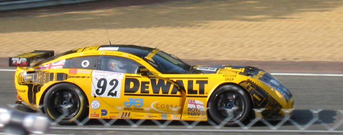 One of the two TVR's. British cars with all GB drivers!