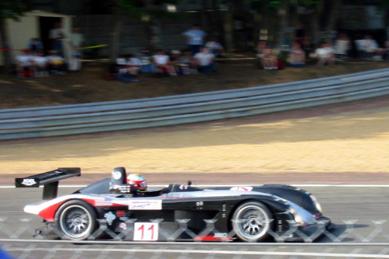 A Panoz, the loudest, and arguably the best sounding car at Le Mans 2003!